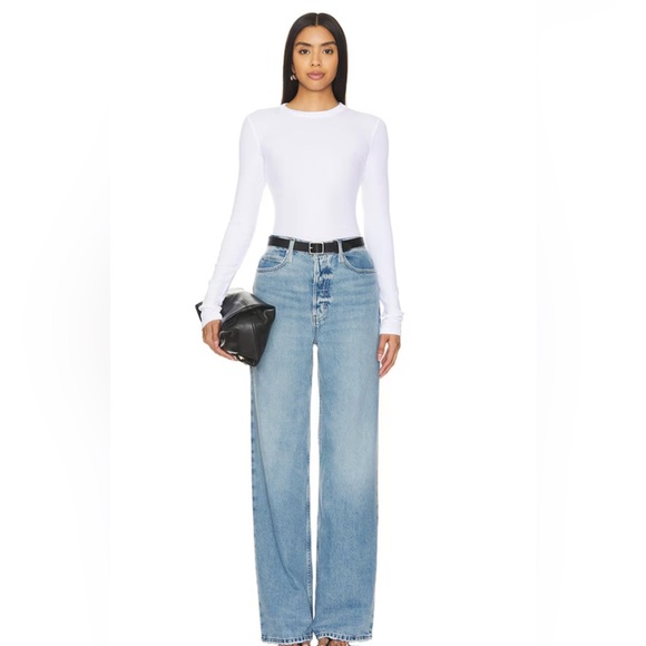 NWT cotton citizen Verona crew shirt in white. - Picture 2 of 5